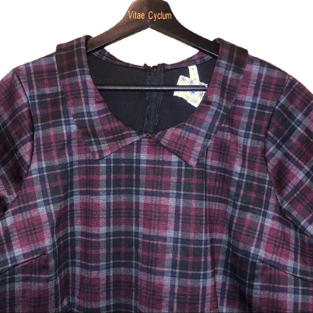 PIPHANY Plaid Harlem Dress 2X NWT - Picture 3 of 8